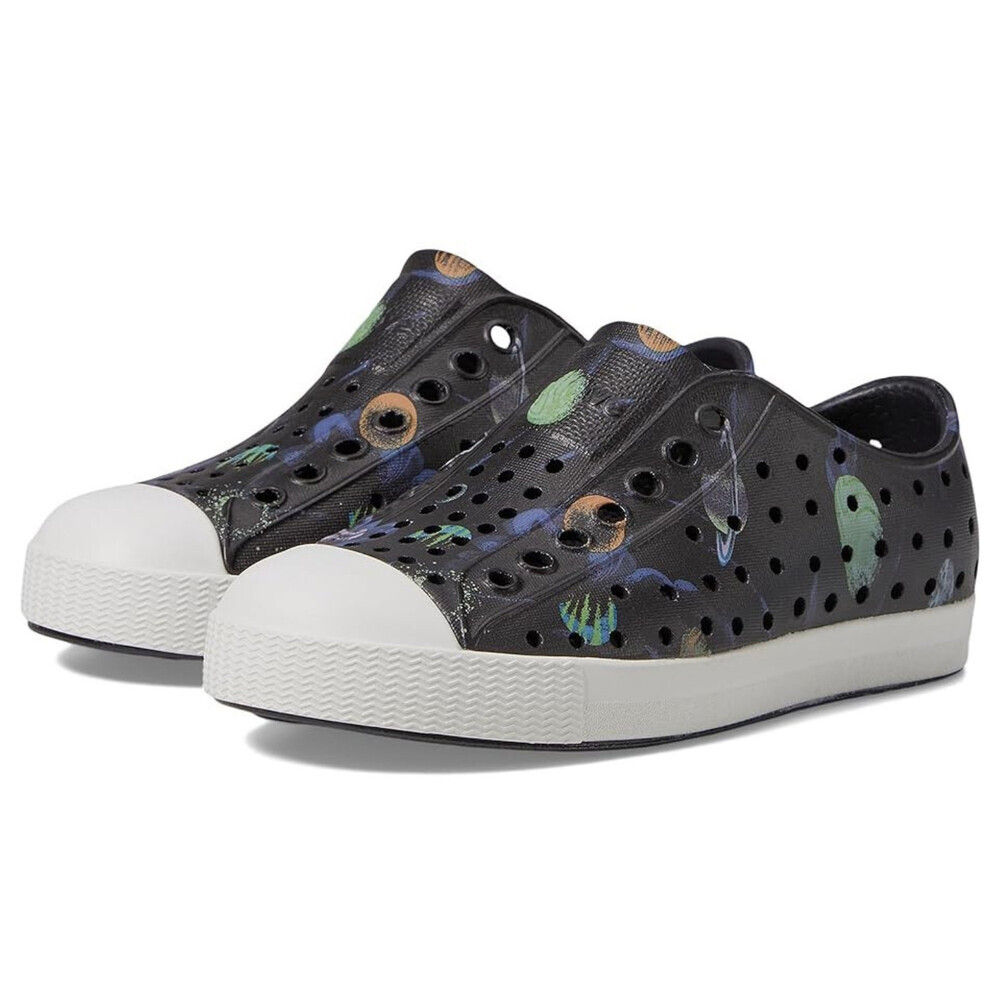 Native Shoes Jefferson Print 13111501-1046 Toddler 6 Black Slip On Shoe ZOGG2577